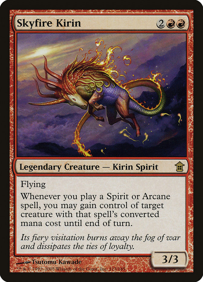 Skyfire Kirin [Saviors of Kamigawa] | Card Merchant Takapuna