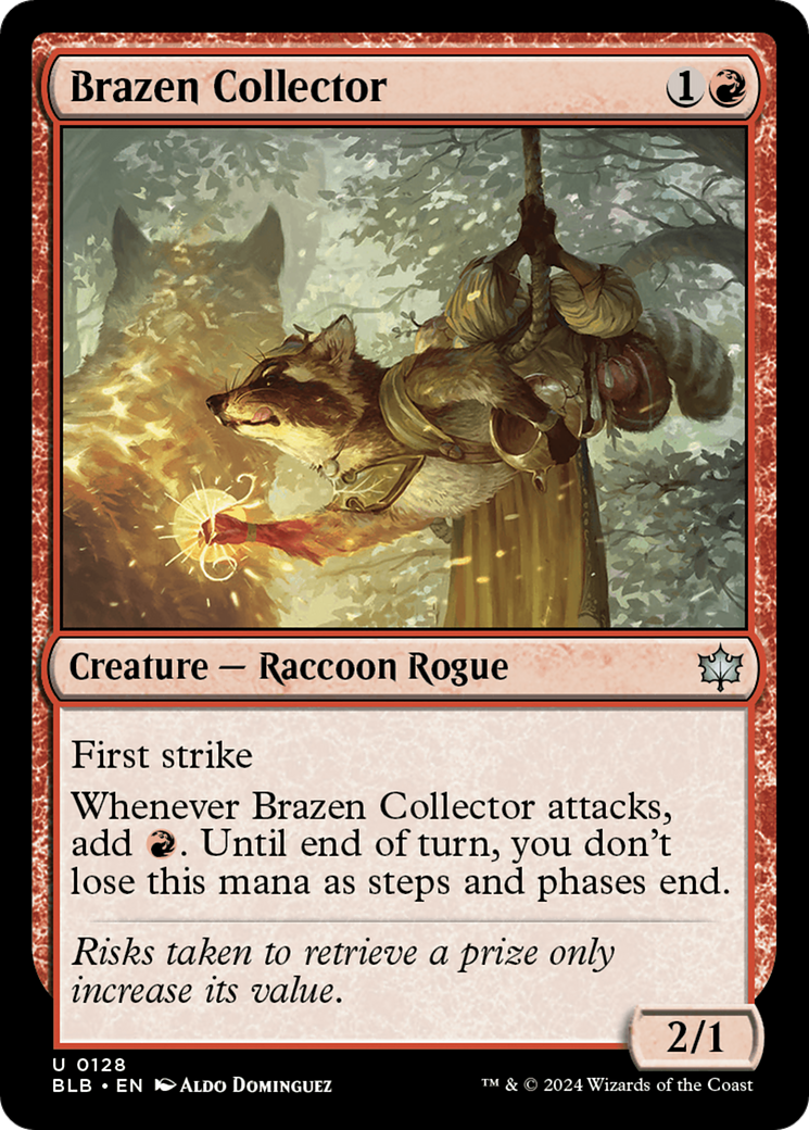 Brazen Collector [Bloomburrow] | Card Merchant Takapuna