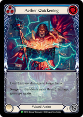 Aether Quickening (Blue) [FAB114] (Promo)  Rainbow Foil | Card Merchant Takapuna