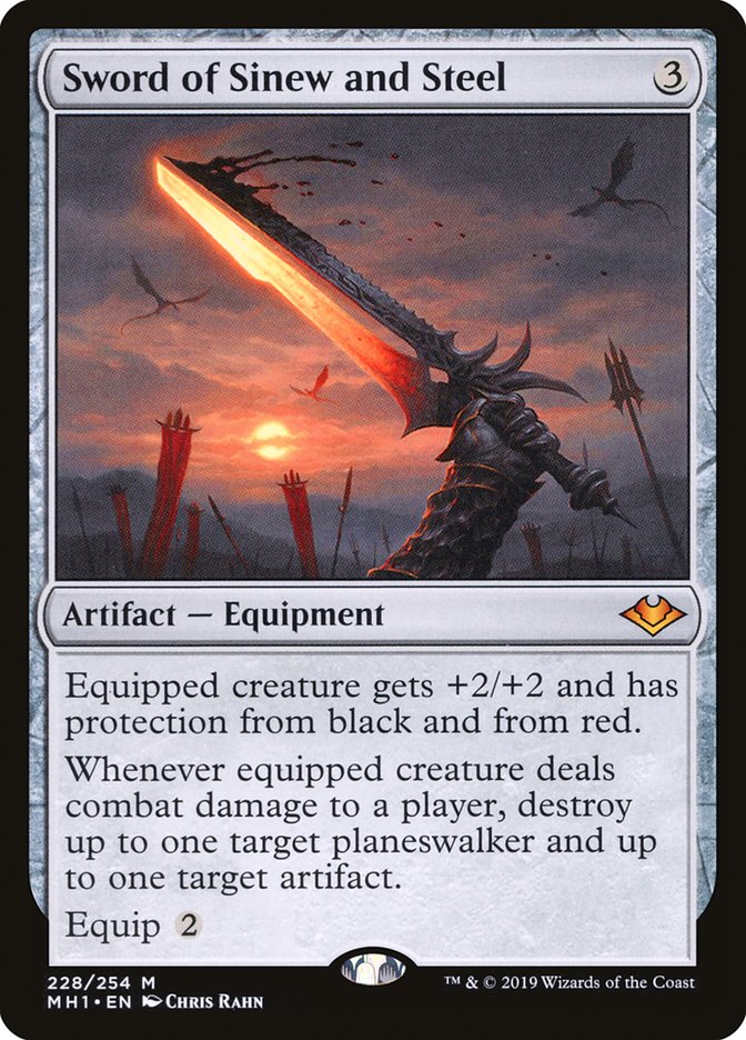 Sword of Sinew and Steel [Modern Horizons] | Card Merchant Takapuna