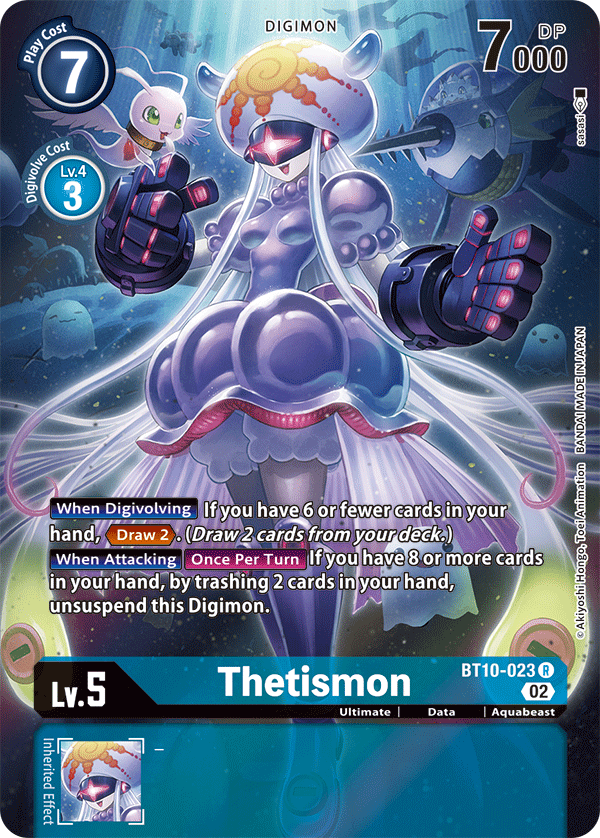 Thetismon [BT10-023] (Alternate Art) [Xros Encounter] | Card Merchant Takapuna