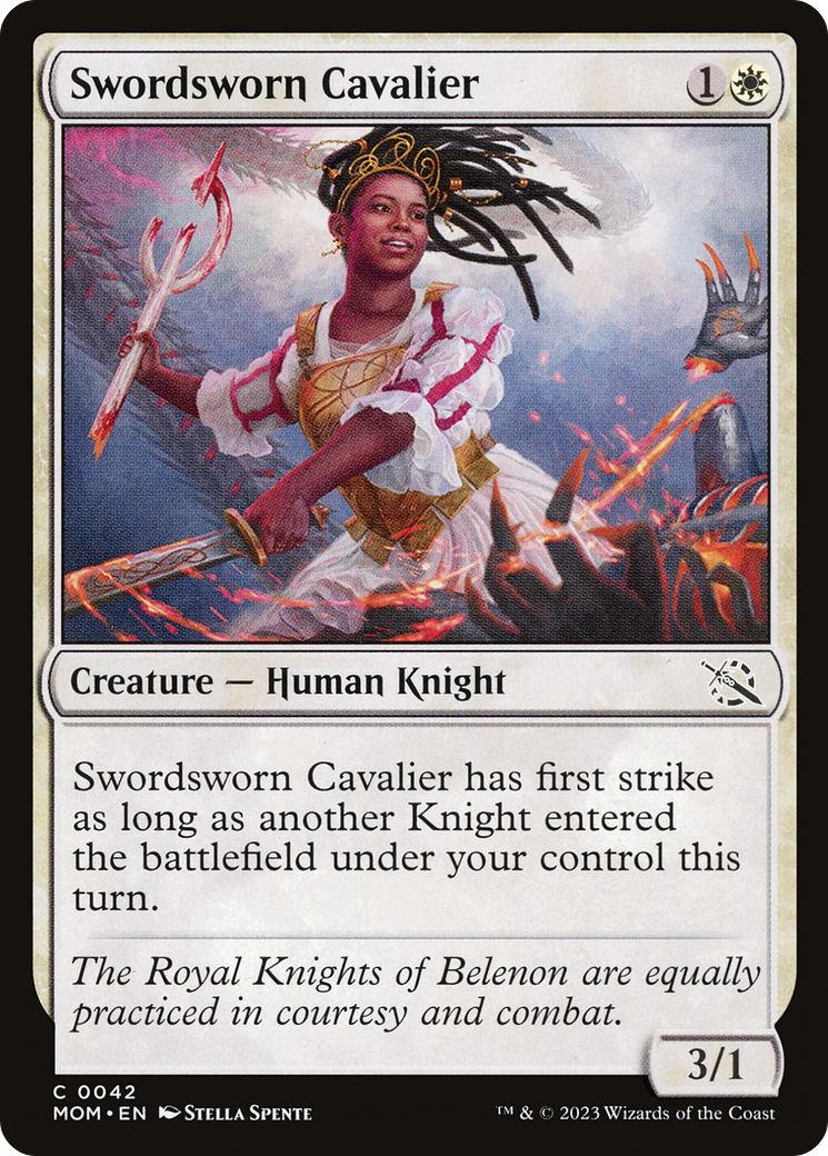 Swordsworn Cavalier [March of the Machine] | Card Merchant Takapuna