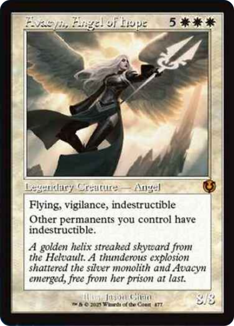 Avacyn, Angel of Hope (Retro Frame) [Innistrad Remastered] | Card Merchant Takapuna