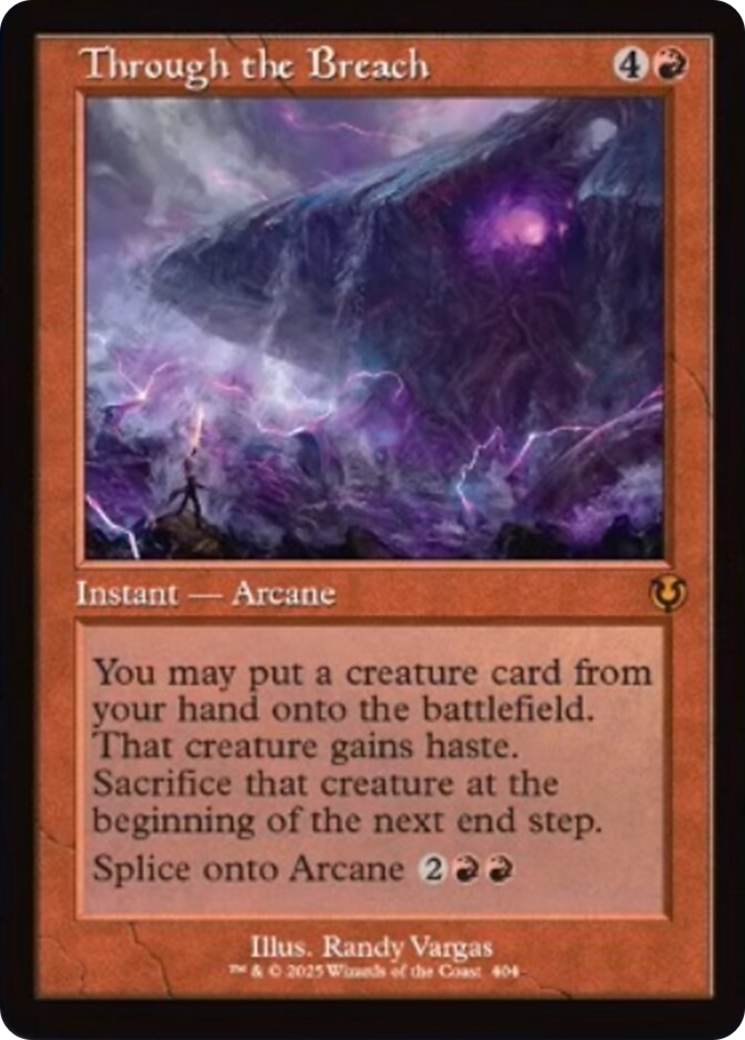 Through the Breach (Retro Frame) [Innistrad Remastered] | Card Merchant Takapuna