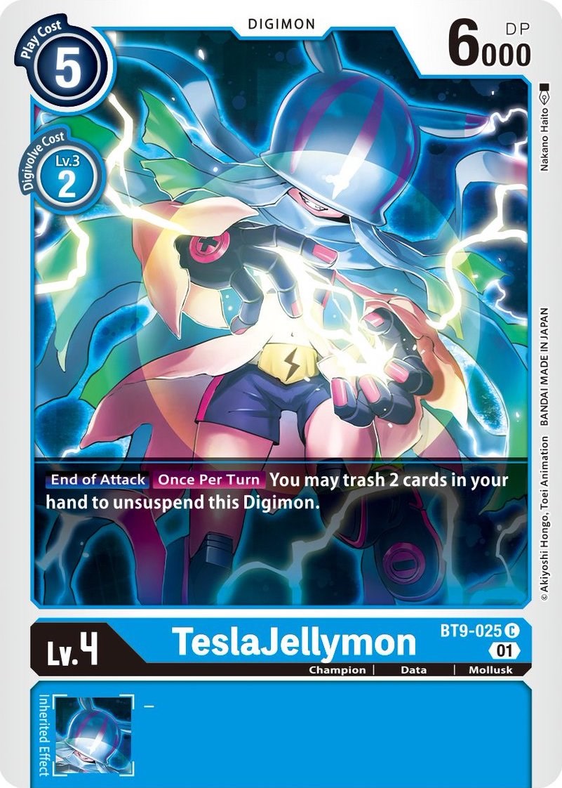 TeslaJellymon [BT9-025] [X Record] | Card Merchant Takapuna