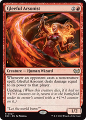 Gleeful Arsonist [Duskmourn: House of Horror Commander] | Card Merchant Takapuna