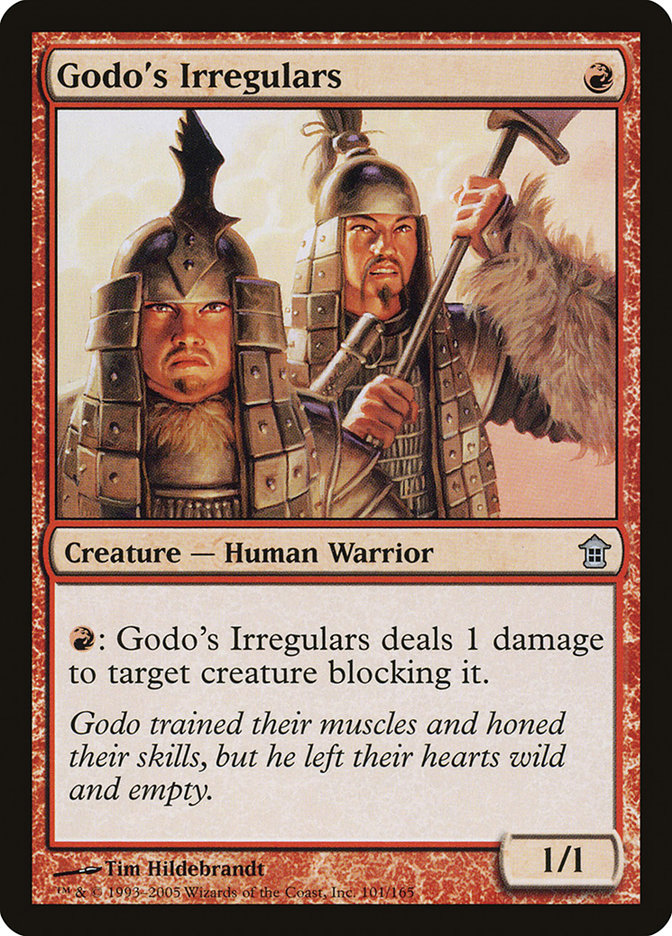 Godo's Irregulars [Saviors of Kamigawa] | Card Merchant Takapuna