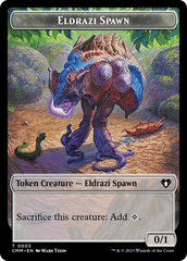 Eldrazi Spawn // Satyr Double-Sided Token [Commander Masters Tokens] | Card Merchant Takapuna