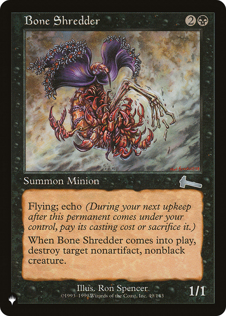 Bone Shredder [The List Reprints] | Card Merchant Takapuna