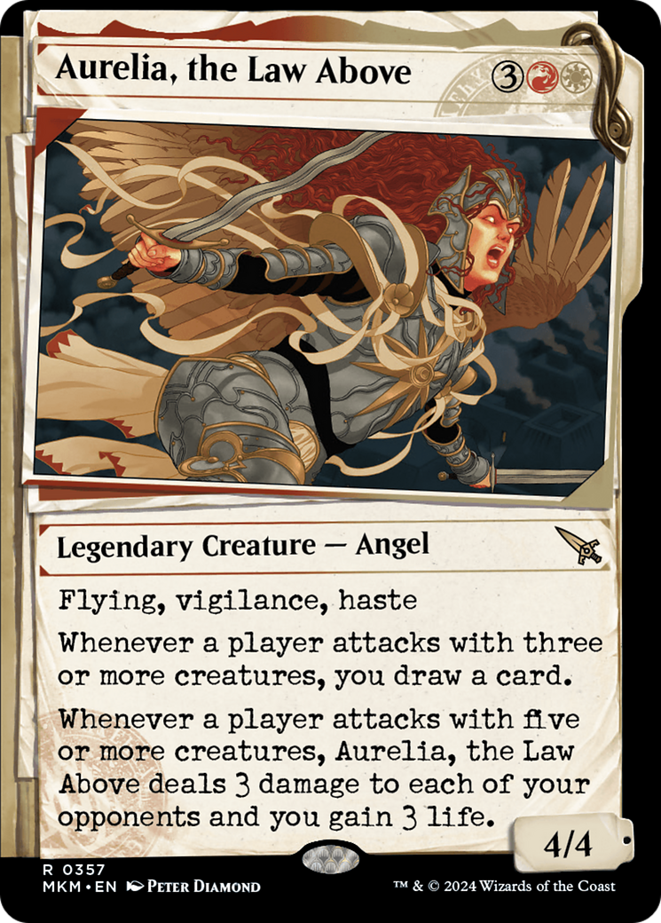 Aurelia, the Law Above (Showcase) (0357) [Murders at Karlov Manor] | Card Merchant Takapuna