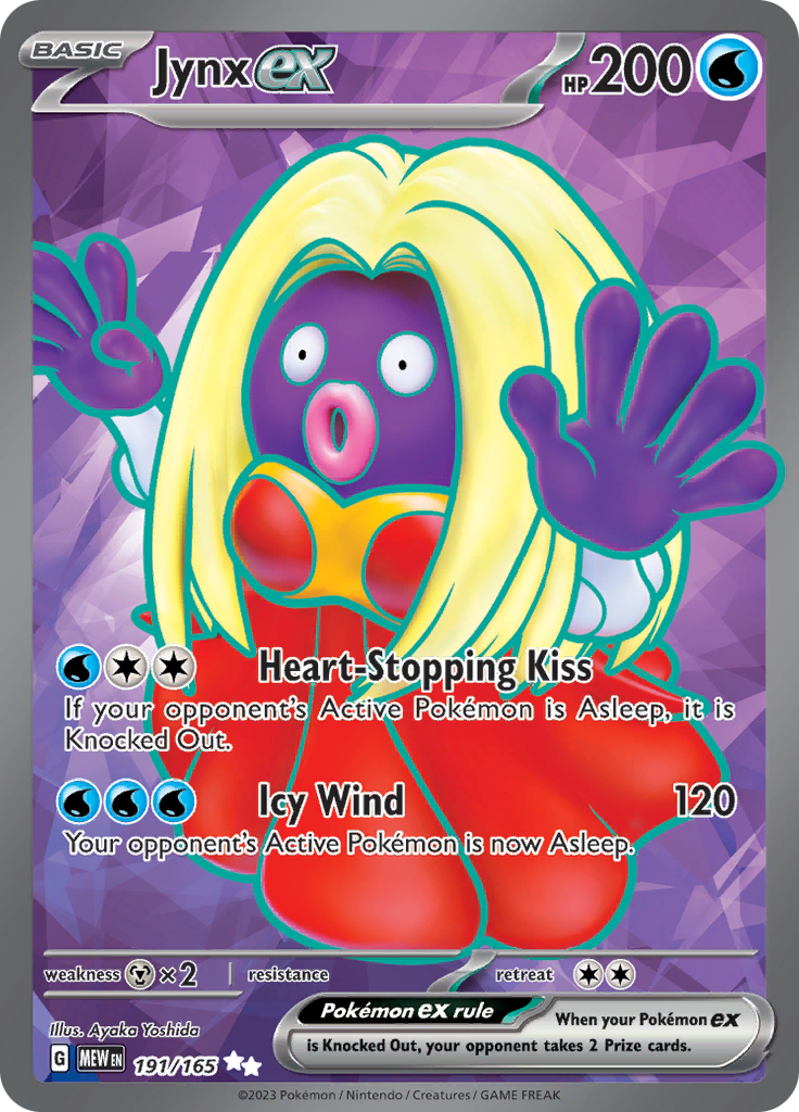 Jynx ex (191/165) [Scarlet & Violet 151] | Card Merchant Takapuna