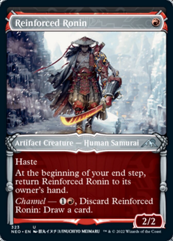 Reinforced Ronin (Showcase Samurai) [Kamigawa: Neon Dynasty] | Card Merchant Takapuna