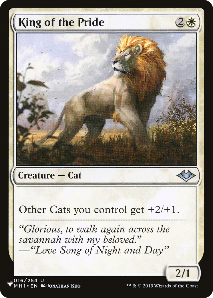 King of the Pride [The List] | Card Merchant Takapuna