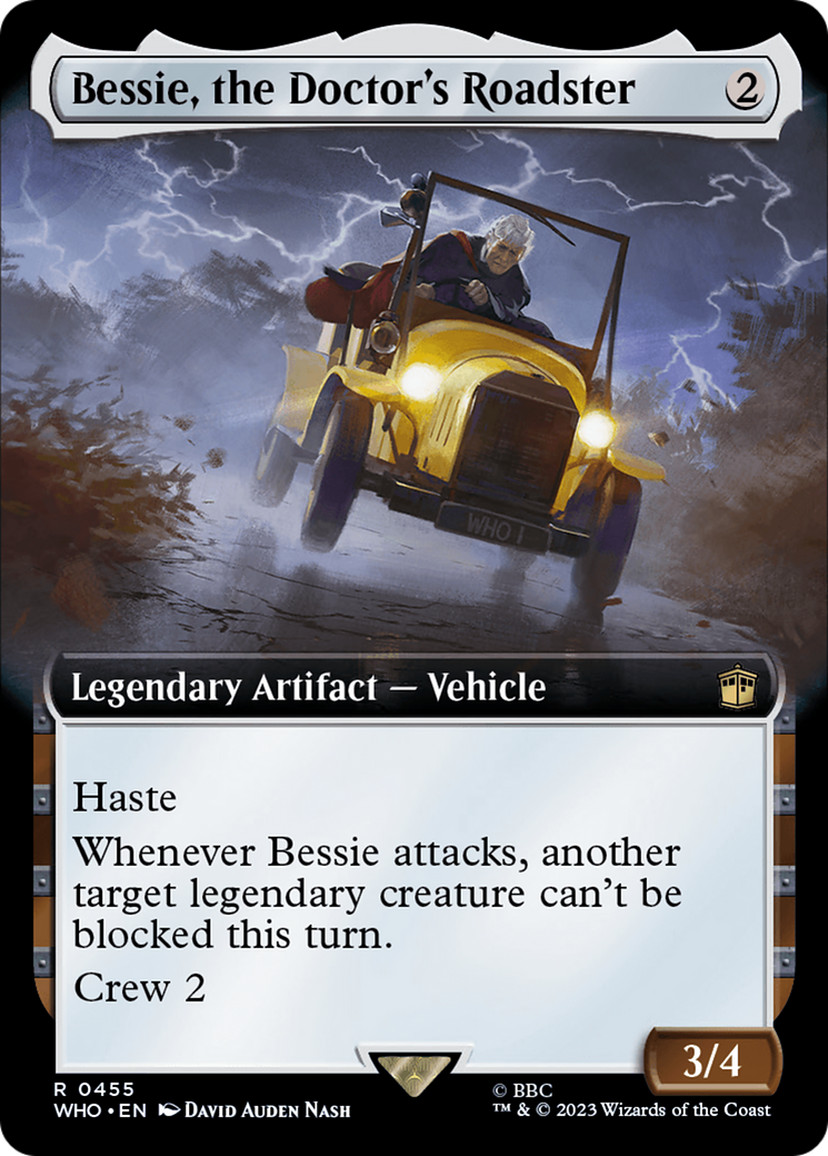 Bessie, the Doctor's Roadster (Extended Art) [Doctor Who] | Card Merchant Takapuna