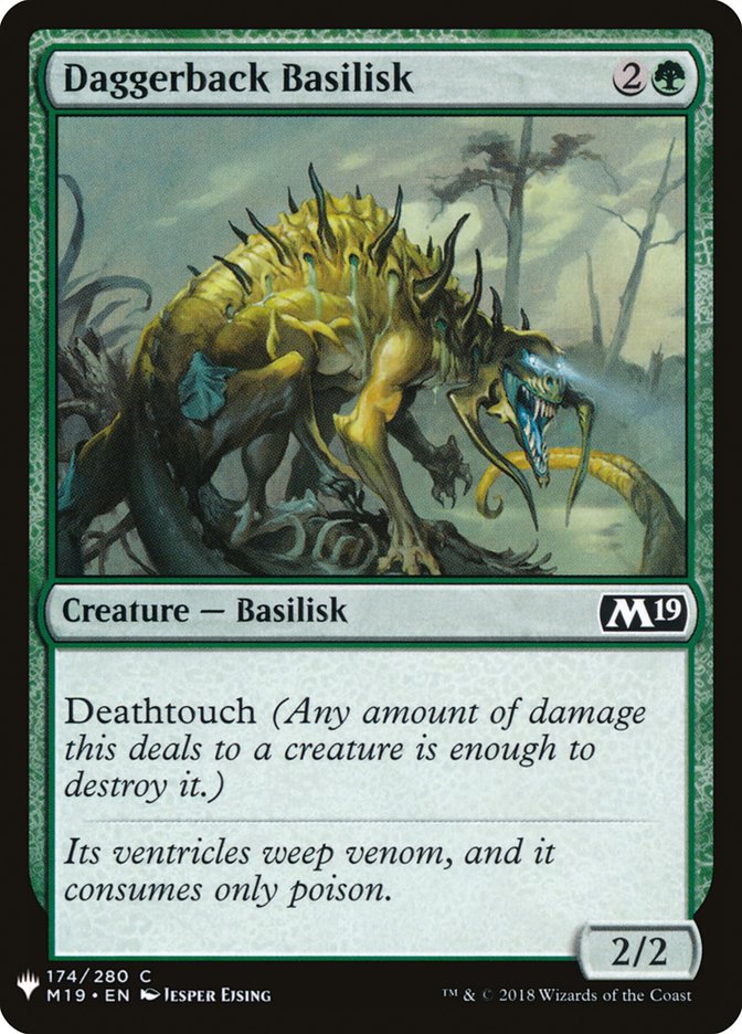 Daggerback Basilisk [Mystery Booster] | Card Merchant Takapuna