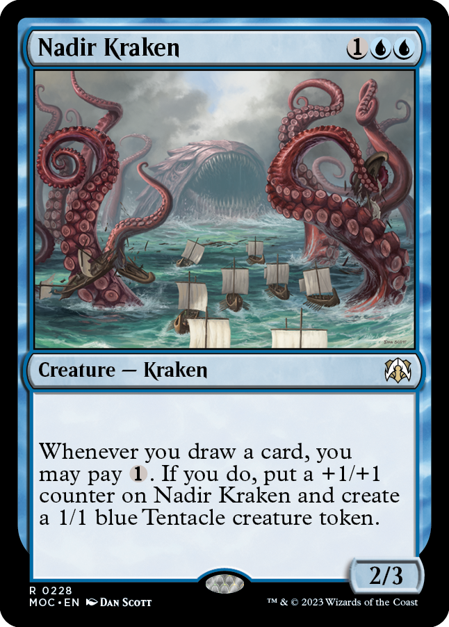 Nadir Kraken [March of the Machine Commander] | Card Merchant Takapuna