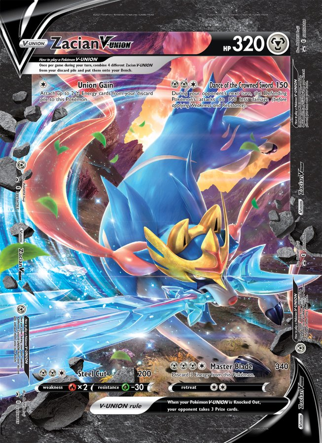 Zacian V-Union (Jumbo Card) [Sword & Shield: Black Star Promos] | Card Merchant Takapuna