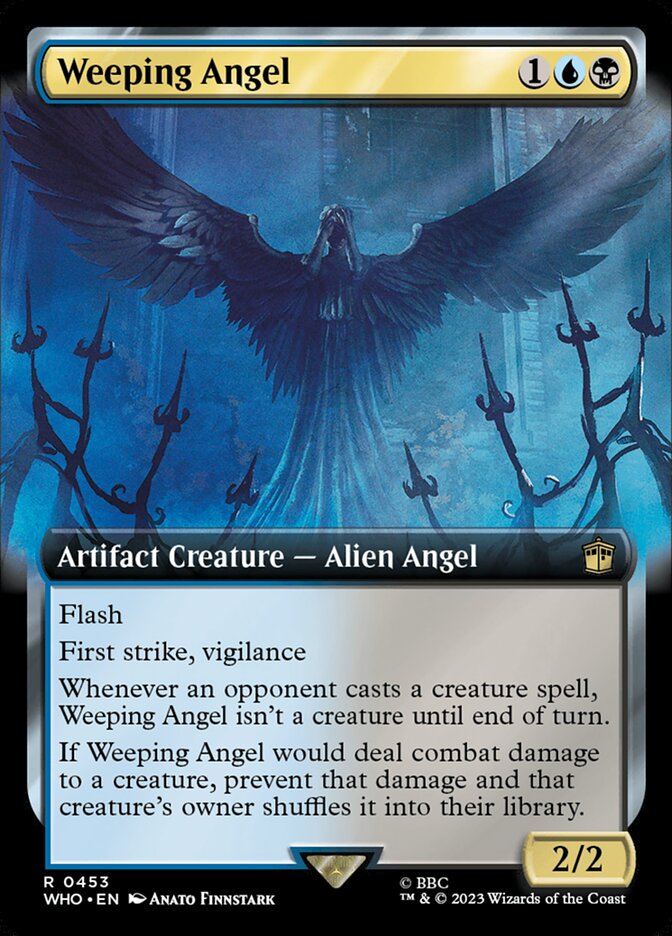 Weeping Angel (Extended Art) [Doctor Who] | Card Merchant Takapuna