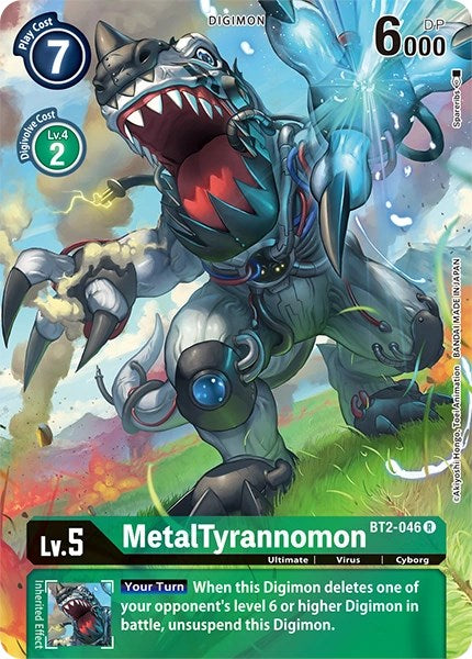 MetalTyrannomon [BT2-046] (Alternate Art) [Dimensional Phase] | Card Merchant Takapuna