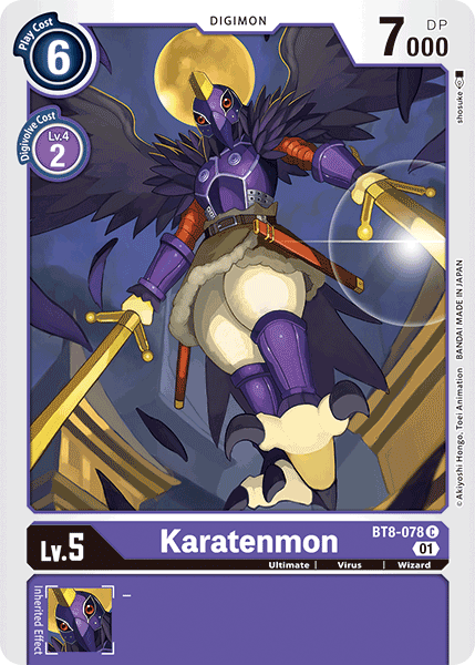 Karatenmon [BT8-078] [New Awakening] | Card Merchant Takapuna