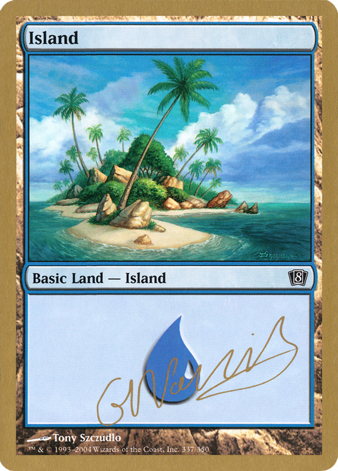 Island (gn337) (Gabriel Nassif) [World Championship Decks 2004] | Card Merchant Takapuna