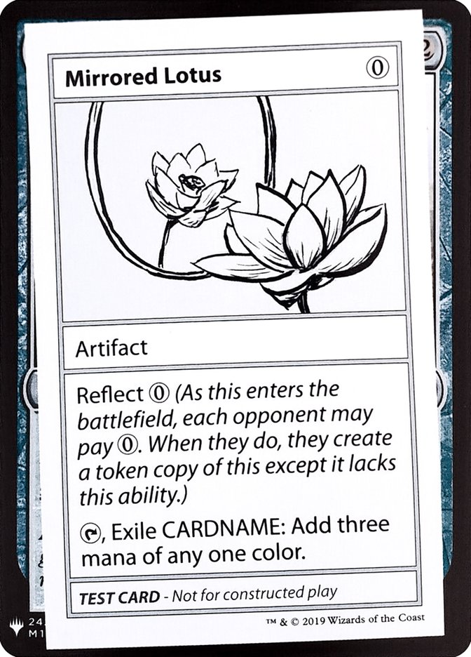 Mirrored Lotus [Mystery Booster Playtest Cards] | Card Merchant Takapuna