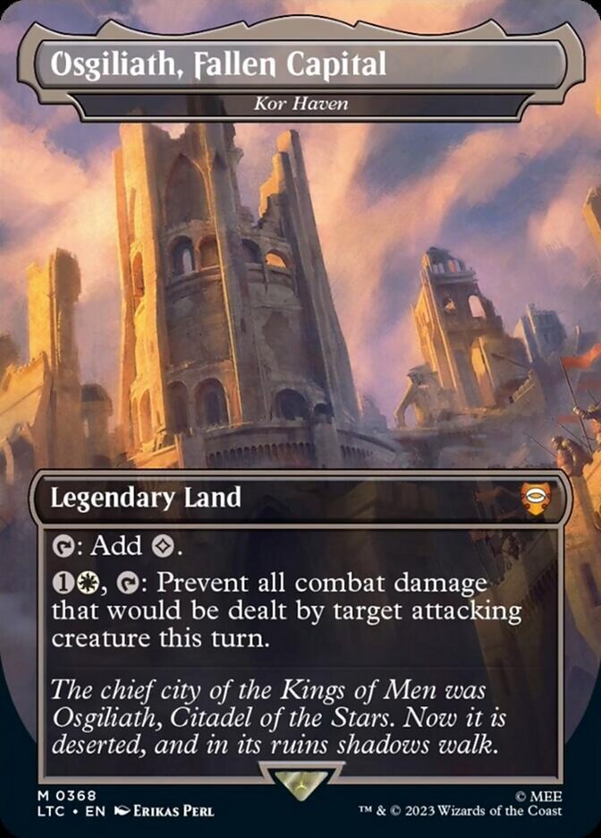 Osgiliath, Fallen Capital - Kor Haven [The Lord of the Rings: Tales of Middle-Earth Commander] | Card Merchant Takapuna