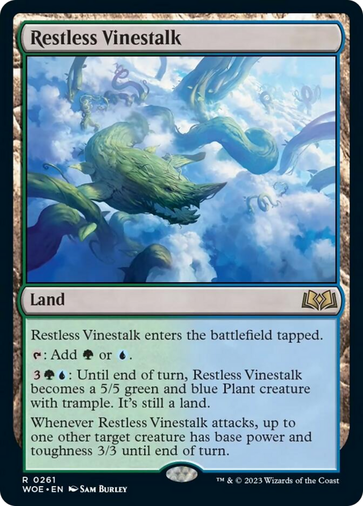 Restless Vinestalk [Wilds of Eldraine] | Card Merchant Takapuna