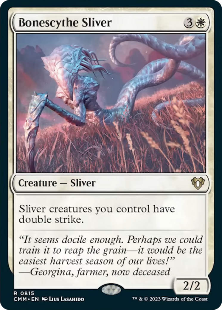 Bonescythe Sliver [Commander Masters] | Card Merchant Takapuna