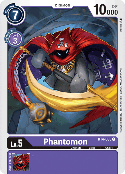 Phantomon [BT4-085] [Great Legend] | Card Merchant Takapuna