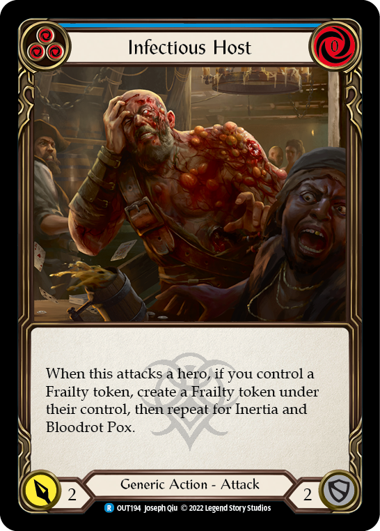 Infectious Host (Blue) [OUT194] (Outsiders) | Card Merchant Takapuna