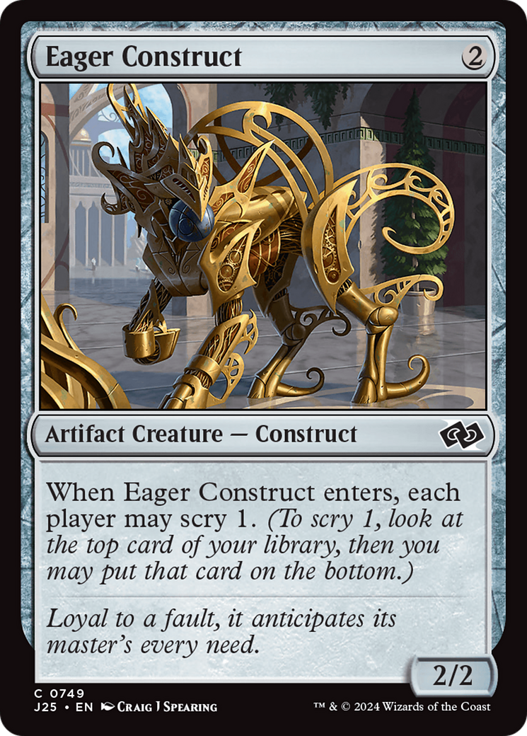 Eager Construct [Foundations Jumpstart] | Card Merchant Takapuna