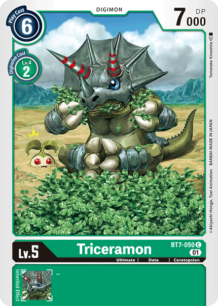 Triceramon [BT7-050] [Next Adventure] | Card Merchant Takapuna