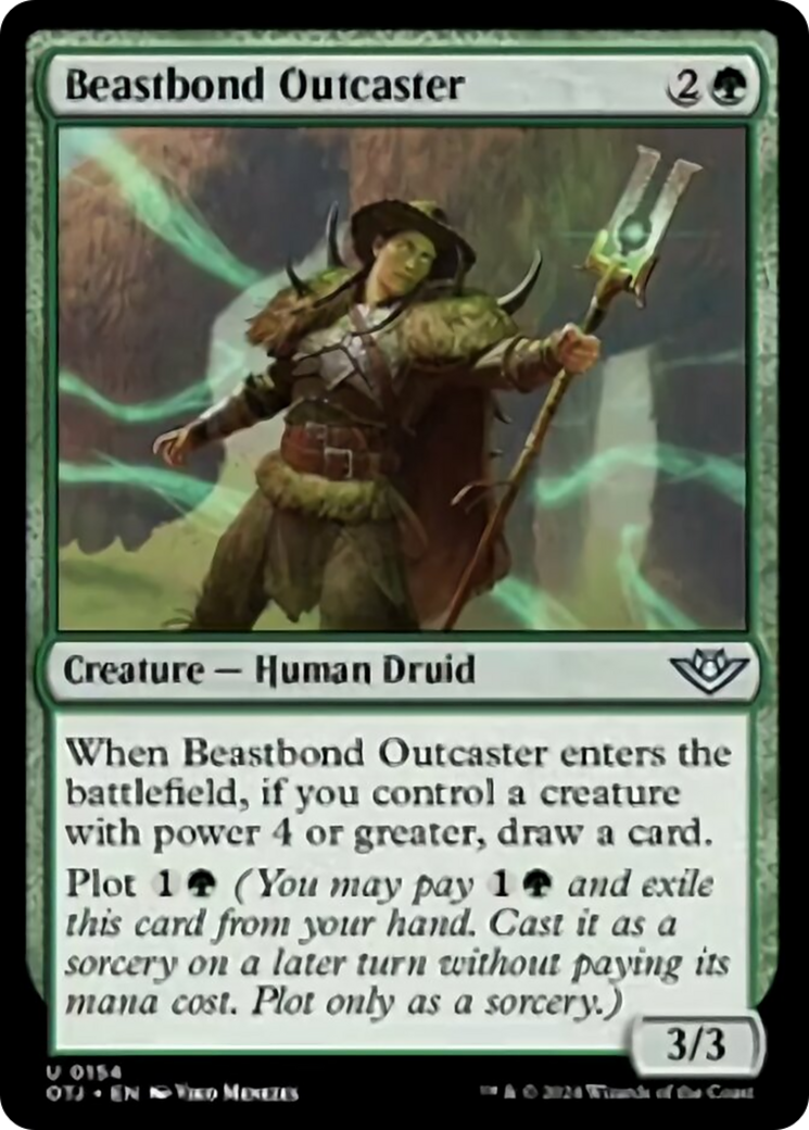 Beastbond Outcaster [Outlaws of Thunder Junction] | Card Merchant Takapuna