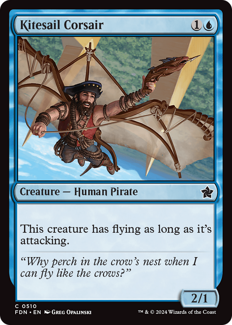 Kitesail Corsair [Foundations] | Card Merchant Takapuna