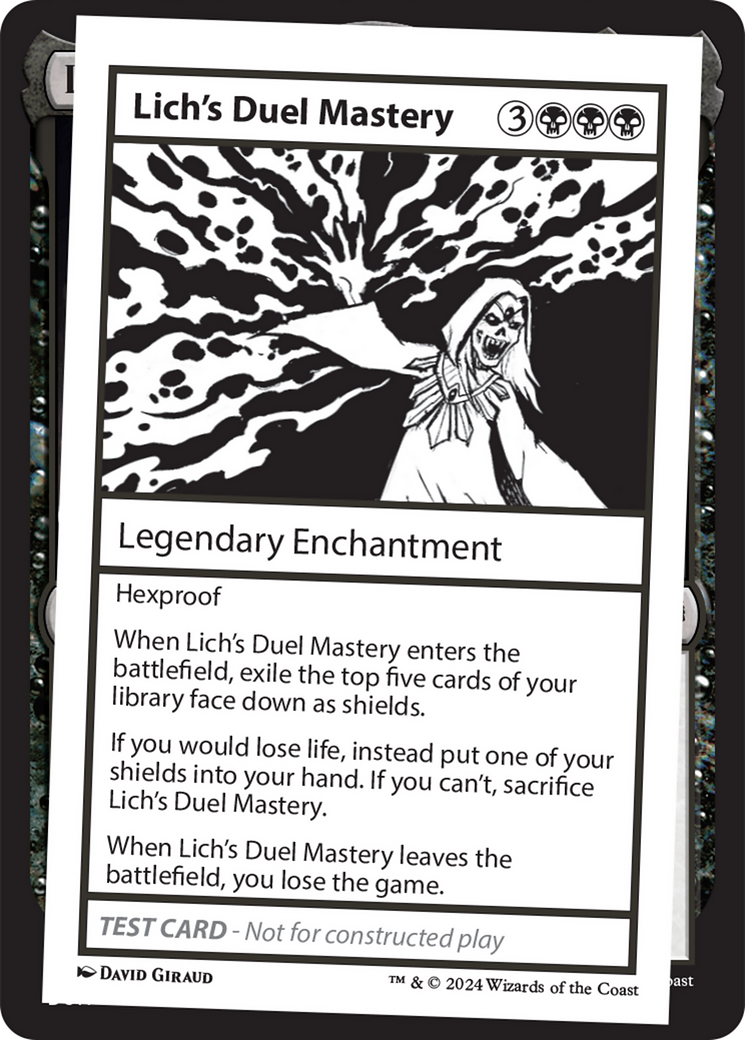 Lich's Duel Mastery [Mystery Booster 2 Playtest Cards] | Card Merchant Takapuna