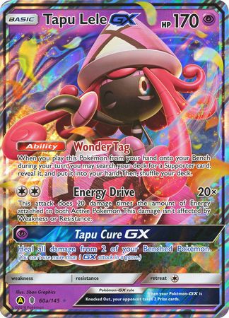 Tapu Lele GX (60a/145) (Alternate card) (Jumbo Card) [Sun & Moon: Guardians Rising] | Card Merchant Takapuna