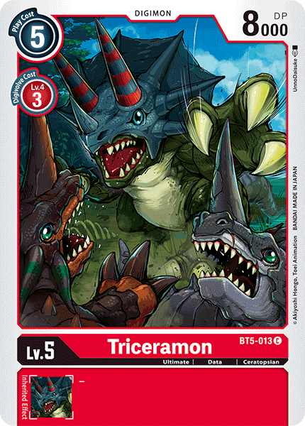 Triceramon [BT5-013] [Battle of Omni] | Card Merchant Takapuna