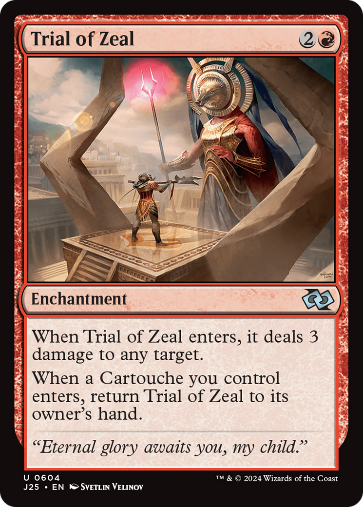 Trial of Zeal [Foundations Jumpstart] | Card Merchant Takapuna