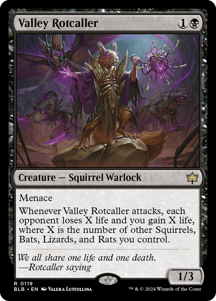 Valley Rotcaller [Bloomburrow] | Card Merchant Takapuna