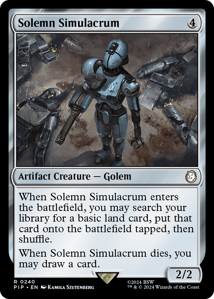 Solemn Simulacrum [Fallout] | Card Merchant Takapuna