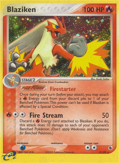 Blaziken (3/109) [EX: Ruby & Sapphire] | Card Merchant Takapuna