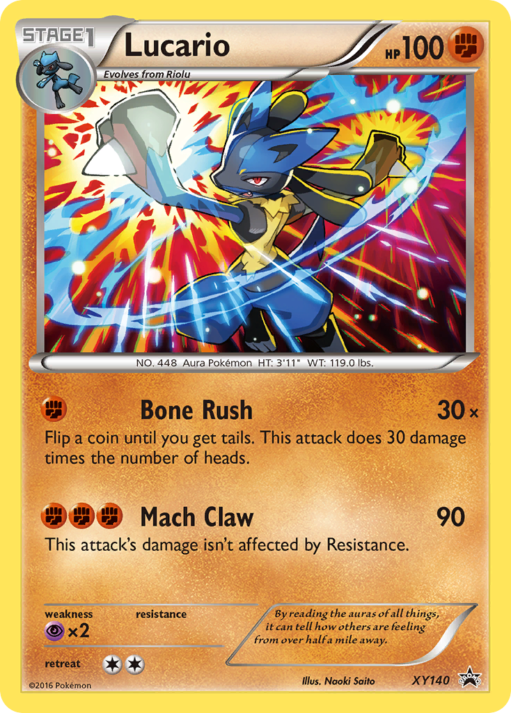 Lucario (XY140) [XY: Black Star Promos] | Card Merchant Takapuna