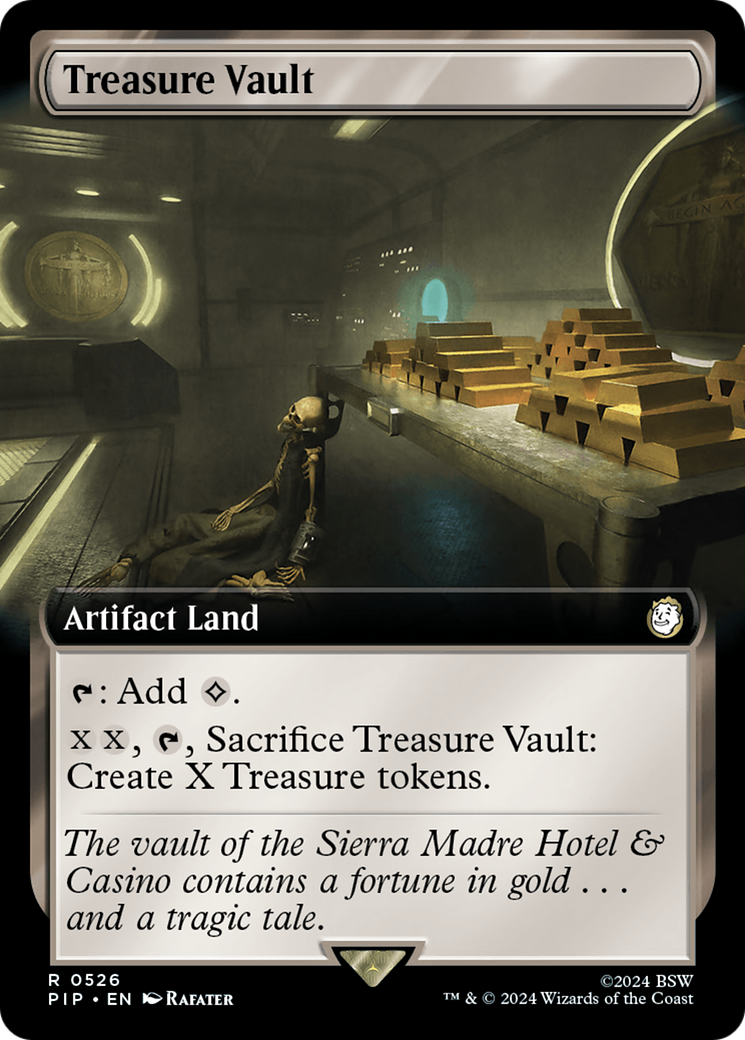 Treasure Vault (Extended Art) [Fallout] | Card Merchant Takapuna