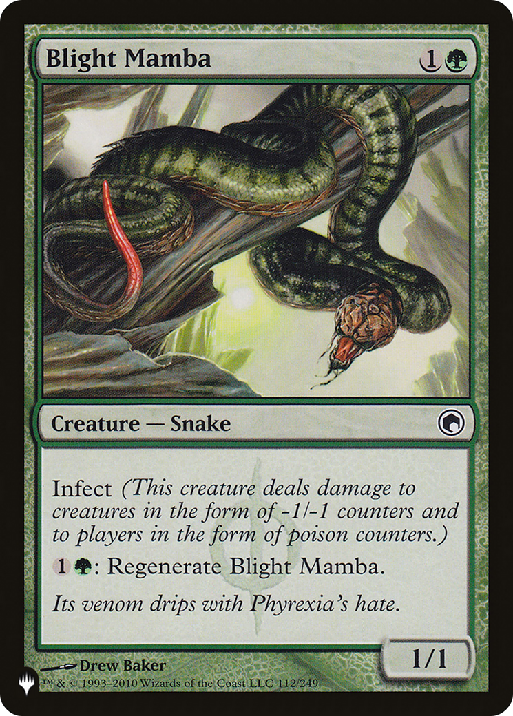 Blight Mamba [The List Reprints] | Card Merchant Takapuna