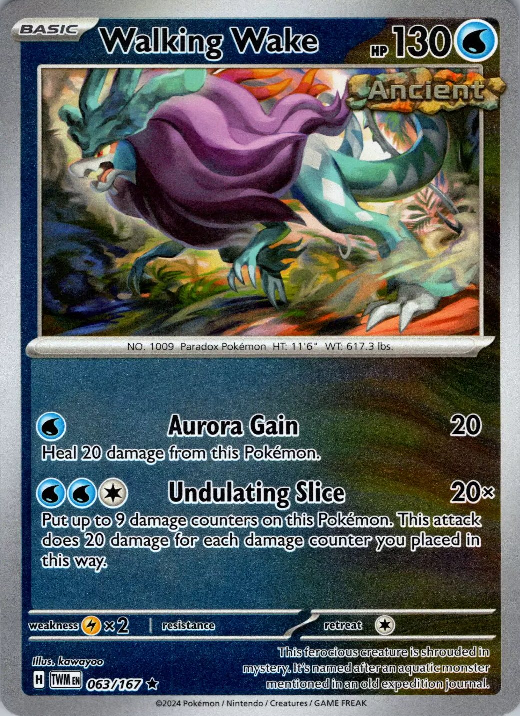 Walking Wake (063/167) [Scarlet & Violet: Twilight Masquerade] | Card Merchant Takapuna