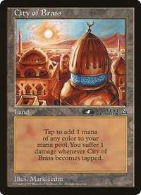 City of Brass (4th Place) (Oversized) [Oversize Cards] | Card Merchant Takapuna