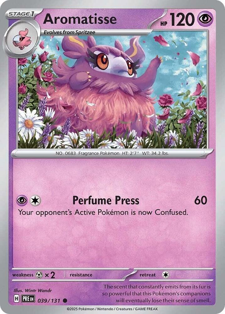 Aromatisse (039/131) [Scarlet & Violet: Prismatic Evolutions] | Card Merchant Takapuna