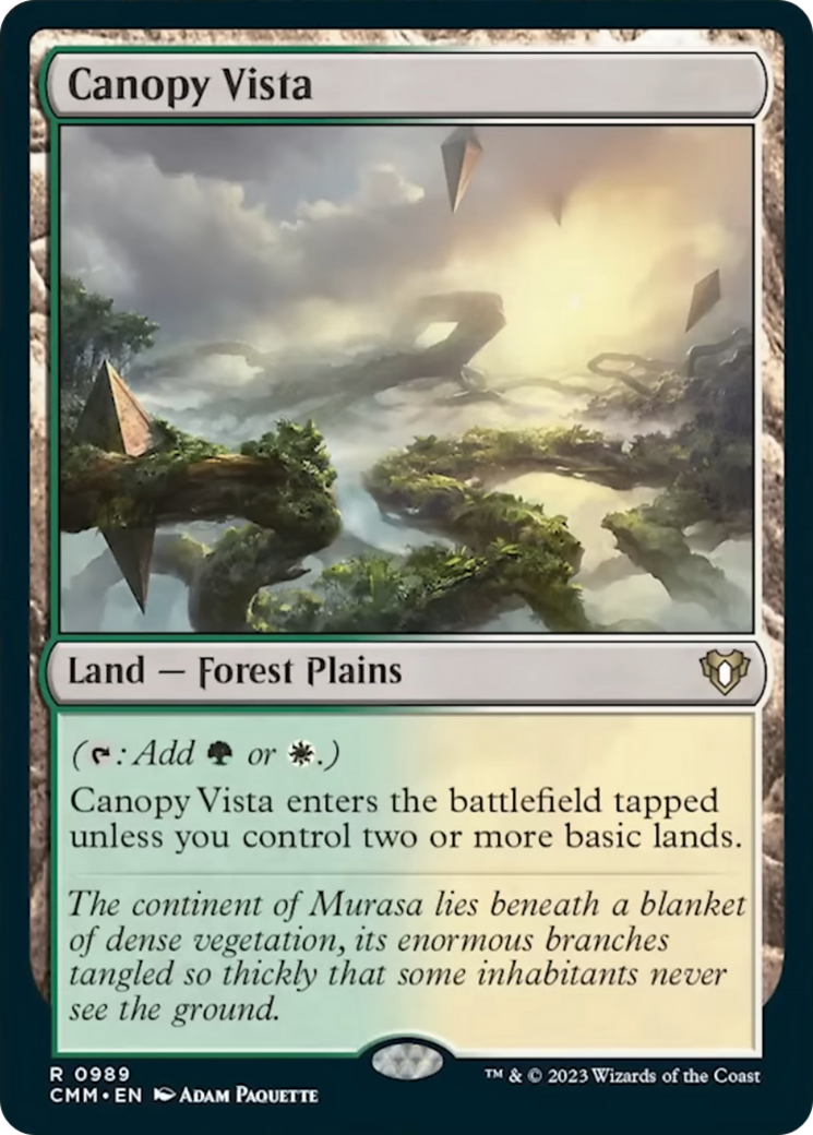 Canopy Vista [Commander Masters] | Card Merchant Takapuna