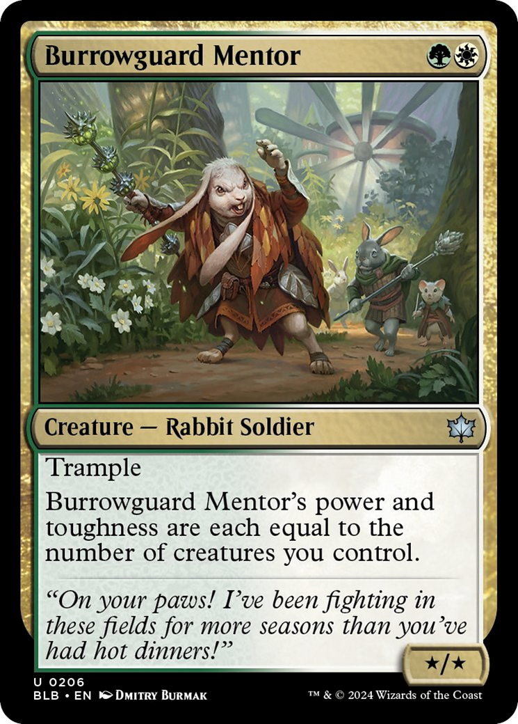 Burrowguard Mentor [Bloomburrow] | Card Merchant Takapuna